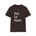 Ozark Wings Cotton T-Shirt Hunt. Eat. Repeat.
